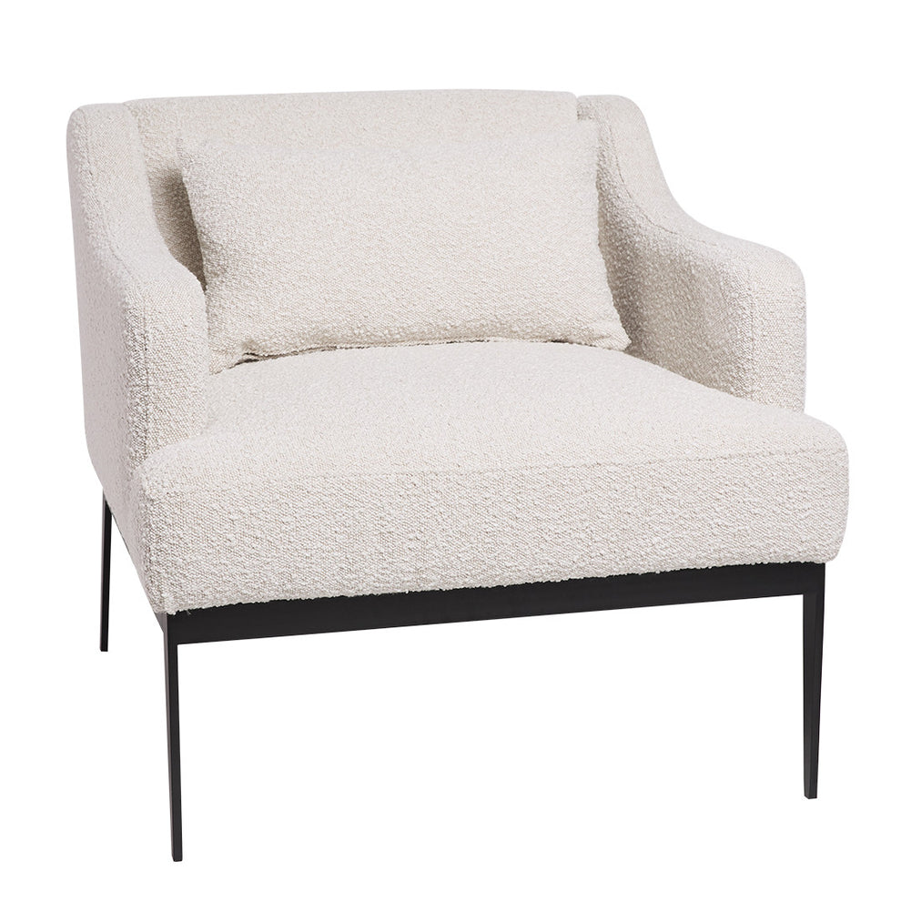 Zara Armchair Boucle Rustic Elm